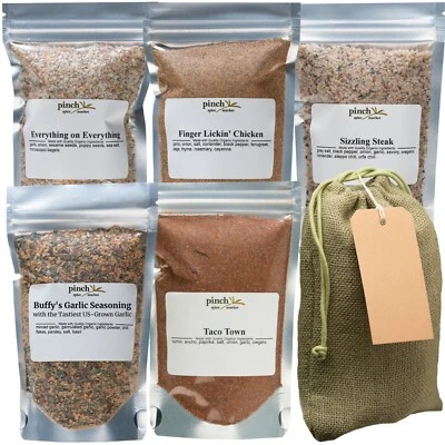 Best-Selling Organic Spices Bundle | 5-Pack of Customers' Favorite Seasonings - Image 1 of 4