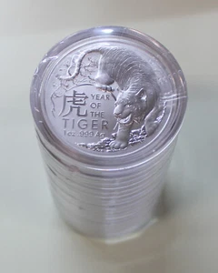Australien 10 x 1 Dollar Lunar: Jahr des Tigers 2022 RAM Royal Australian Mint - Bild 1 von 3