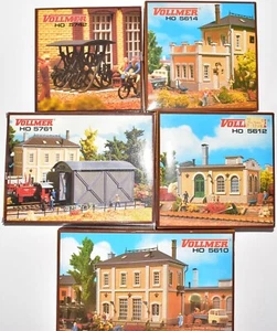 Vollmer H0 5612 5742 5614 5761 5610 Bausatz Set 5tlg. Maschinenhalle Fabrikgebäu - Bild 1 von 8
