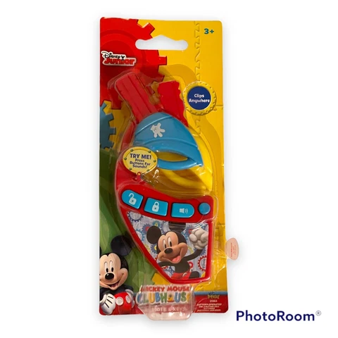 Disney Junior MICKEY MOUSE CLUBHOUSE Battery Op Remote Keys Sounds & Clip 2015 Cover