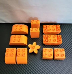 Lego Duplo Gebäude Spielzeug Bulk orange Steine Lot - Bild 1 von 4
