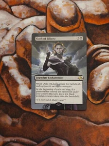 Magic the Gathering Oath of Liliana #2 Painted Unique Custom MTG Alter - Picture 1 of 1