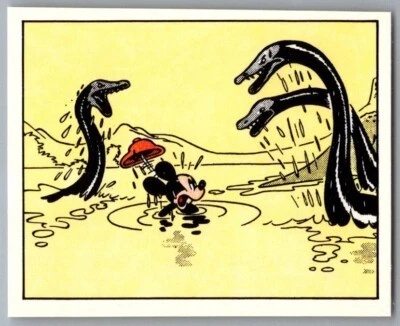 MICKEY MOUSE 1978 Disney Mickey Story Panini Sticker #164 C3 - Image 1 of 2