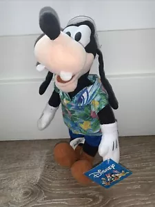 Disney 12" Goofy Boater Strand Hawaii Shirt Plüschtier Fabrik Urlaub Stofftier - Bild 1 von 9