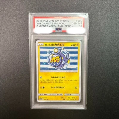PSA10 Pokemon Card Yokohama Pikachu #280 Japanese - Image 1 of 2