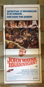 Brannigan John Wayne Original Cinema movie poster 1975 The Duke - Picture 1 of 1