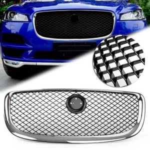 Front Bumper Upper Mesh Grille Radiator Grill for Jaguar XJ 2010-2015 yb - Picture 1 of 9