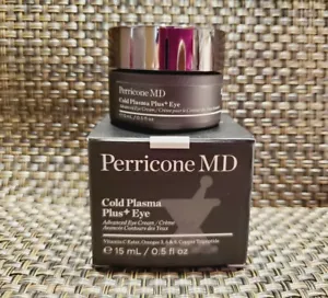 Perricone MD Cold Plasma + Advanced Eye Cream 0,5 oz Full Size. MRP $110 - Foto 1 di 6