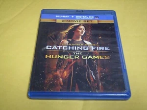 The Hunger Games + Catching Fire (2 Blu-Ray set, 2015) Jennifer Lawrence - Picture 1 of 2