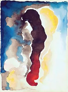 Ritratto astratto di Paul Strand dipinto di Georgia O'Keeffe riproduzione - Foto 1 di 3