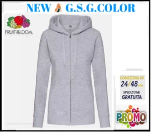 Felpadonna Lady-Fit con Capucha Y Cremallera Bolsillo A Riñonera Frontal Talla M - Imagen 1 de 1