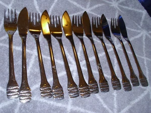 BSF FISCH-Besteck mit Hering-RELIEF für 6 Personen, Edelstahl (12 Teile) - Bild 1 von 3