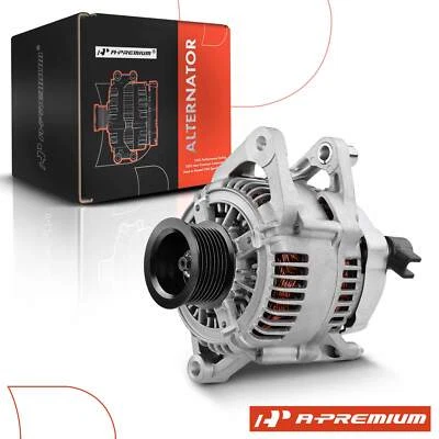 Alternator for Dodge D250 Ram 2500 W250 5.9L Diesel 12V 120A CW 8-Groove Pulley - Image 1 of 4