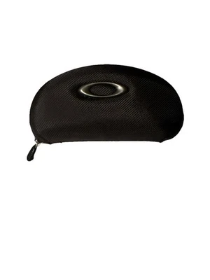 Oakley Vault 太阳镜保护壳 仅黑色弹道尼龙拉链圆形 大号 — 第 1/4 张图片