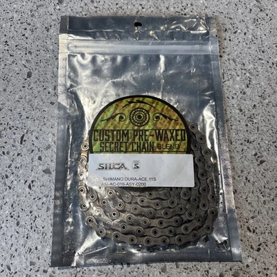 NEW Silca Factory Waxed Race Shimano Dura-Ace CN-HG901 11 Speed Bike Chain - Image 1 of 4