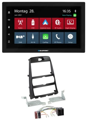 Blaupunkt MP3 Bluetooth DAB 2DIN USB Autoradio für Hyundai Genesis BK 10-12 - Bild 1 von 4