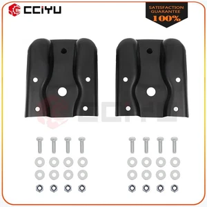 Rear Leaf Spring Hanger Shackle Bracket Set For 07-13 Chevy Silverado/GMC Sierra - Picture 1 of 8