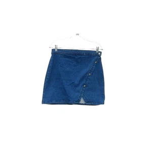 Blue WtF Mini Skirt (Size 8) - Picture 1 of 4