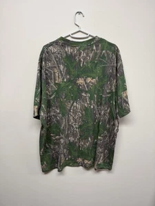 *Rare* Mossy Oak Shadow Leaf Pocket Short Sleeve T-shirt - Picture 1 of 2