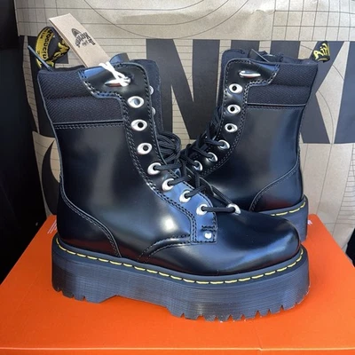 NUEVAS Botas de Plataforma Dr. Martens Jadon HDW Hardware para Mujer Talla 9 Foto 1 de 4