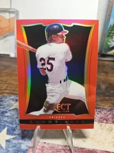 2024 Panini Select Red Prizm /99- Sammy Sosa - Picture 1 of 2