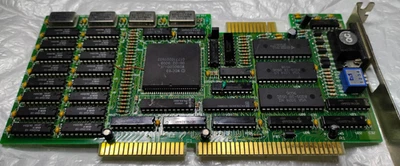 1989 ISA VGA Card WDC WD90C00-JK 512 Kb DRAM 286 386 486 DOS Retrogaming - Image 1 of 4