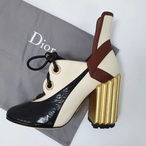 Christian Dior Glorious Botines con Cordones Talla 38.5 - Imagen 1 de 10
