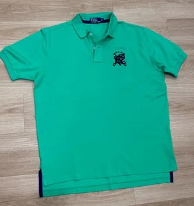Polo Ralph Lauren Polo Shirt Men's Size XL Green Cotton Shirt - Picture 1 of 6