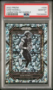 2022 Panini Prizm #306 Sam Howell Variation - No Huddle PSA 10 - Bild 1 von 2