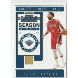 2019-20 Panini Contenders #38 Jahlil Okafor Season Ticket New Orleans Pelicans - Picture 1 of 2