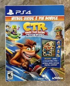 Crash Team Racing - Nitro Fueled: Nitros Oxide & Pin Bundle - PS4 **TOTALMENTE NUEVO** - Imagen 1 de 4