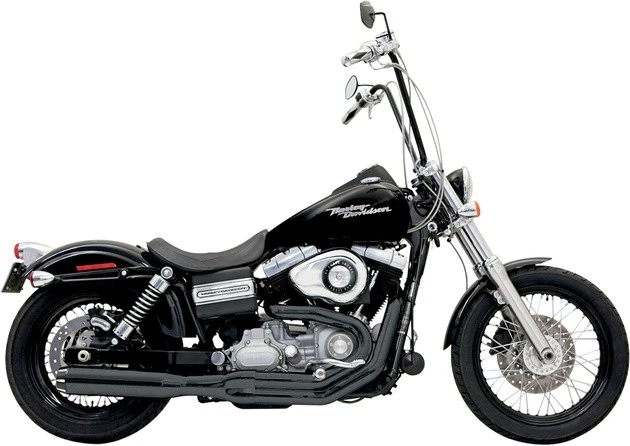 Bassani Xhaust Road Rage II B1 Exhaust System Black #1D18RB Harley Davidson Dyna - Image 1 of 1