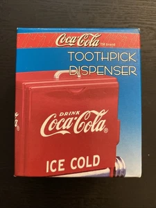 1995 Coca Cola roter Kühler Zahnstocher Spender aus The Diner Collection brandneu - Bild 1 von 6