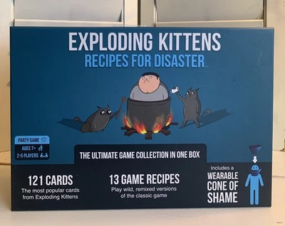 Exploding Kittens Juego Recetas para Disaster Ultimate Collection con Cono de Vergüenza Foto 1 de 3