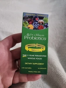 Dr. Ohhira's Probiotics Live Cultures Dietary Supplement - 10 Capsules BB 5/27 - Picture 1 of 5