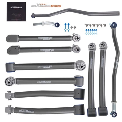 Front Rear Control Arm + Track Bar for Jeep Wrangler JK 2007-2018 0-6" Lift Kit - Image 1 of 4