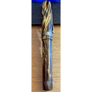 Magestic Vintage Füllfederhalter braun mit Hebelfüllung unrestauriert - Bild 1 von 5