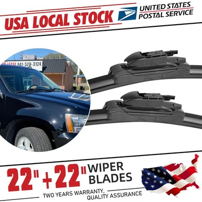 All Season 22" 22" Wiper Blades For Chevrolet Tahoe 2007,2009-2014 High-quality - Image 1 of 4