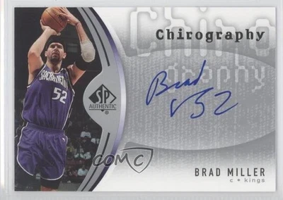 2006-07 SP Authentic Chirography Brad Miller #CH-BM Auto - Image 1 of 2