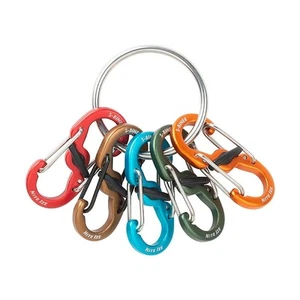 Nite Ize KeyRing Locker S-Biner Alluminio, Alluminio, KRGA-A1-R3 Moschettone - Foto 1 di 8