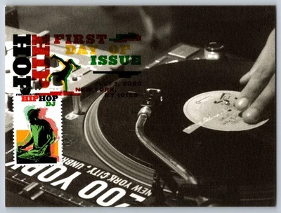 #5480-83 Hip Hop Set of Four FDC Maxi Card - Image 1 of 4