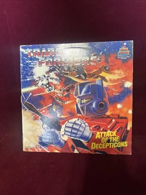 1985 Transformers Attack Of The Decepticons LP Vinyl Record - Image 1 of 4