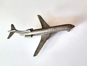 SABENA AIRLINES Boeing 727 Airplane Pewter Model 1st Class Passenger Gift - Picture 1 of 4