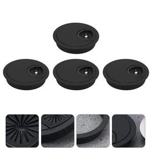 4pcs Tisch Runde Kabelbox Nützlicher Organizer Box Kabellochabdeckung - Bild 1 von 12