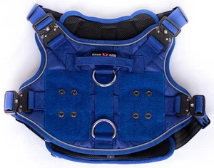 Boss Hunde Taktisches Geschirr verstellbar, blau, groß - Bild 1 von 8