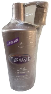 BRAND NEW THERMASILK CONDITIONER HEAT ACTIVATED 40 OZ W PUMP SEALED MOISTURIZING - Picture 1 of 2