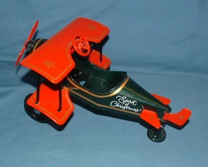 KIDDIE CAR CLASSICS: 1930 SPIRIT OF CHRISTMAS CUSTOM BIPLANE - 1998 - USED - Picture 1 of 7