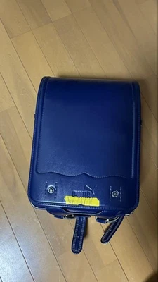 Mochila PUMA Azul Marino Hecha en Japón Randoseru Cuero Sintético Niños Bolso Escolar  Foto 1 de 4