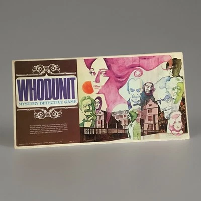VINTAGE 1972 Selchow & Righter Whodunit Board Game - Image 1 of 4