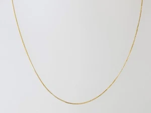 Collar cadena caja oro amarillo 18" 10K garra langosta (AM1089889) - Imagen 1 de 7